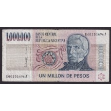 ARGENTINA COL. 673R BILLETE REPOSICION DE 1.000.000 UN MILLON DE PESOS